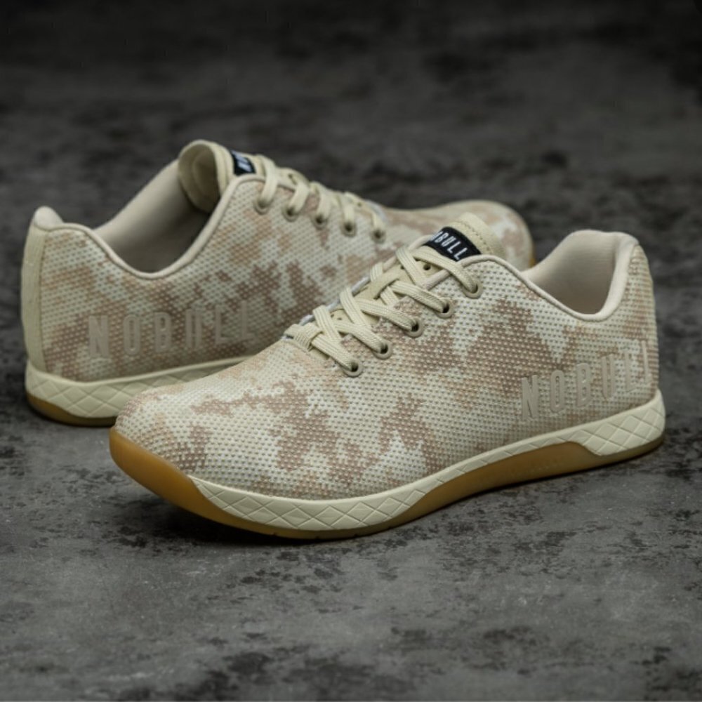 Nobull Camo Trainer in‎ Limestone sz 8